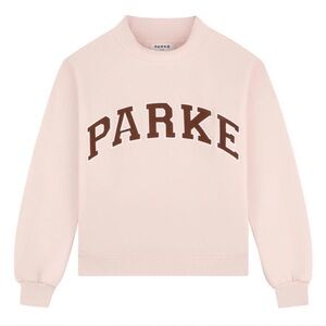 PARKE Rose Mocha Mock Neck Fleece